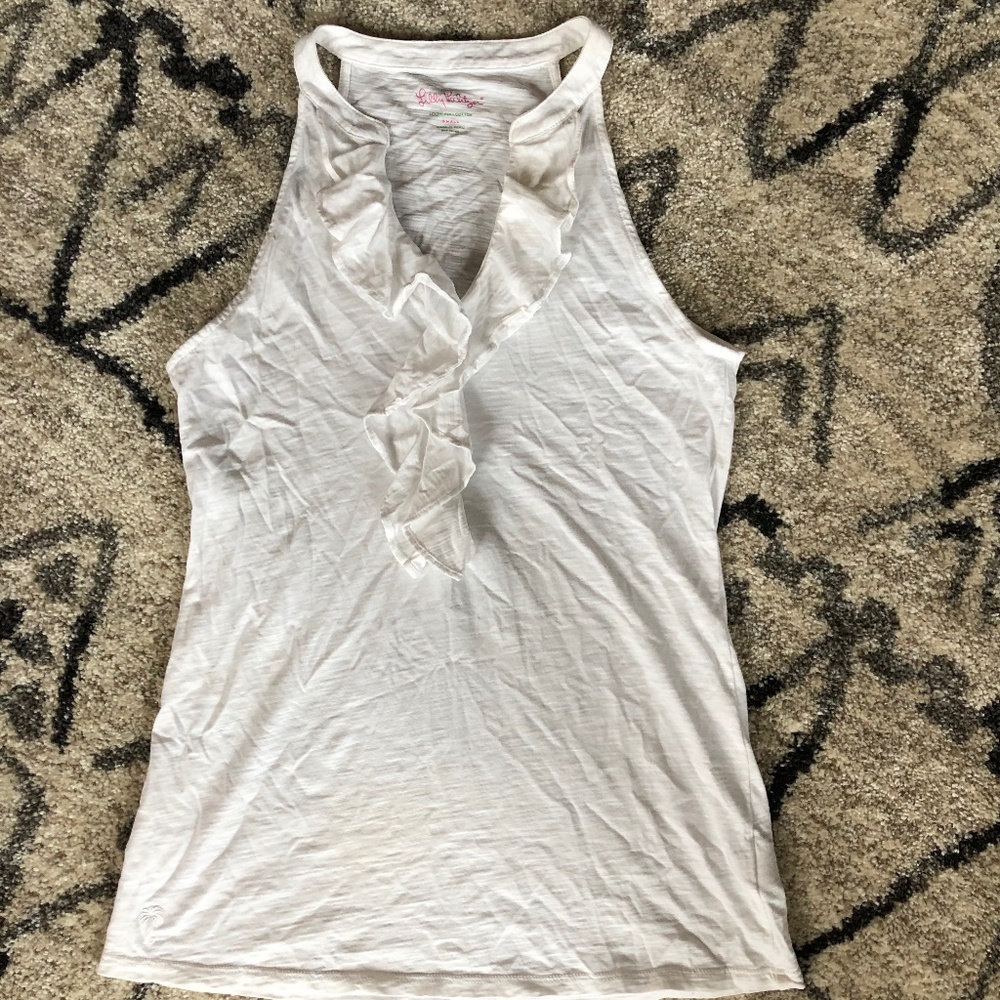Lilly Pulitzer Shay Ruffle Tank